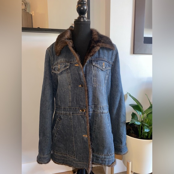 Vintage Marvin Richard’s faux fur jean jacket - Picture 8 of 8